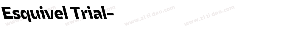 Esquivel Trial字体转换